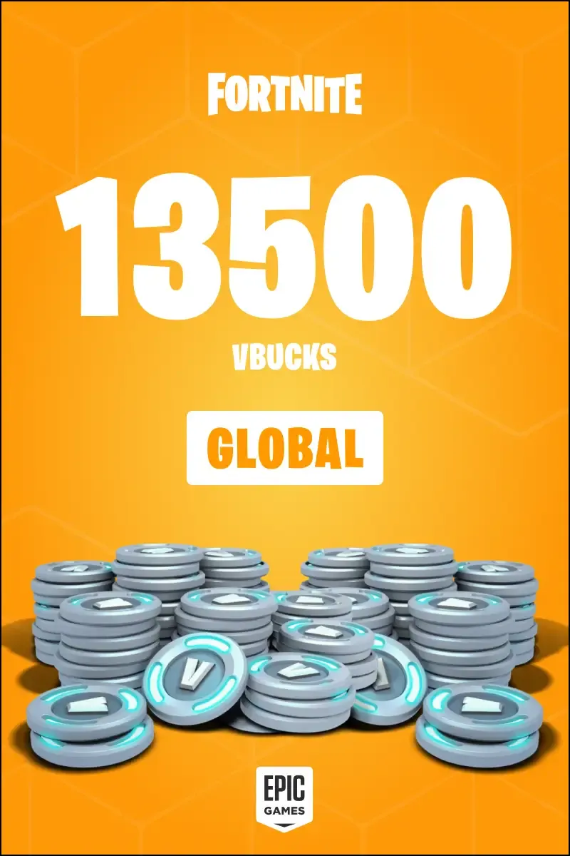 Fortnite - 13500 V-Bucks Gift Card Key GLOBAL