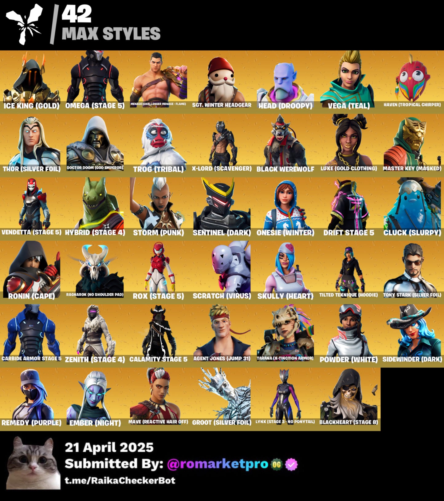 Cont Fornite 201 skins - Chun-li Mint