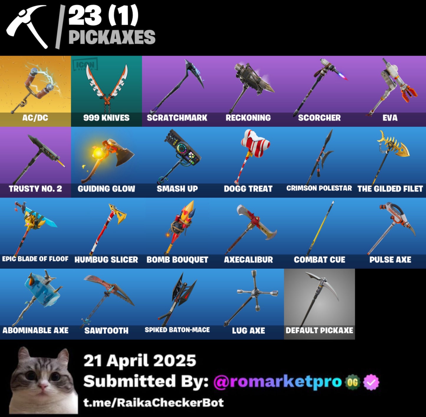 Cont Fortnite 33 skins | Black Knight