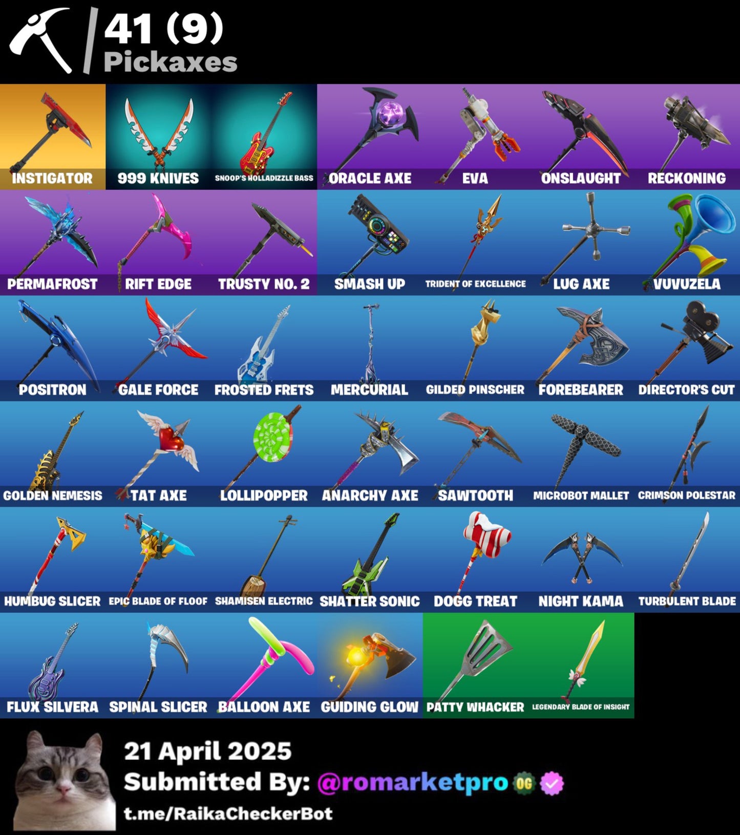 Cont Fortnite 40 skins | The reaper - Semi og