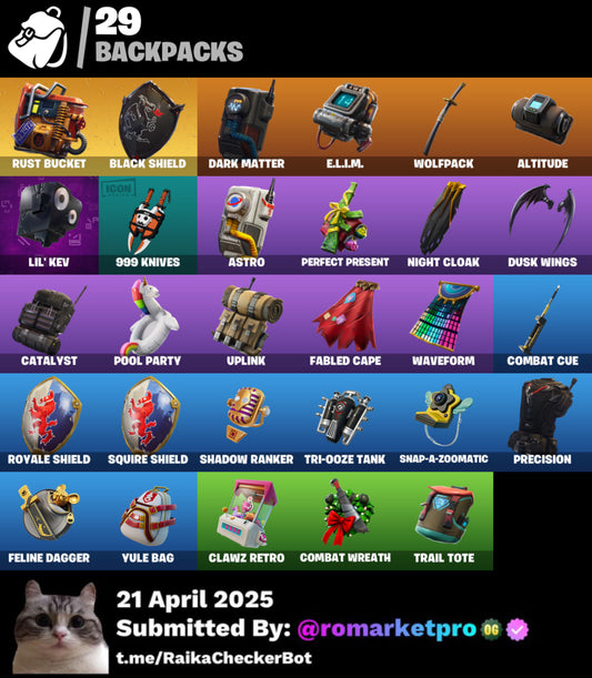 Cont Fortnite 33 skins | Black Knight
